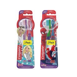 CEPILLO DENTAL SMILES BARBIE O SPIDERMAN 2 PACK +6 AÑOS