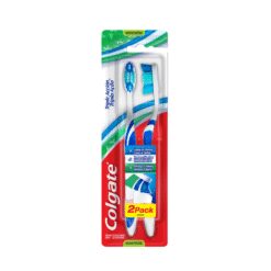 CEPILLO DENTAL TRIPLE ACCIÓN MEDIO PROMO X 2 UNIDADES